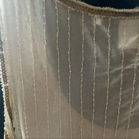 Forever 21 size L 20’s flapper style scoop neck tank top - Picture 4 of 6